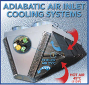 Adiabatic Air Inlet Cooling Systems